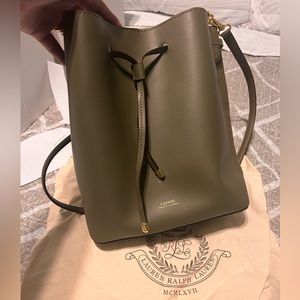 Ralph Lauren green purse.